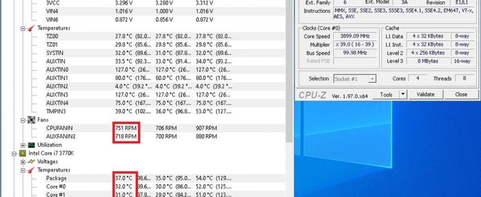 3770K CPU idle 67 watt